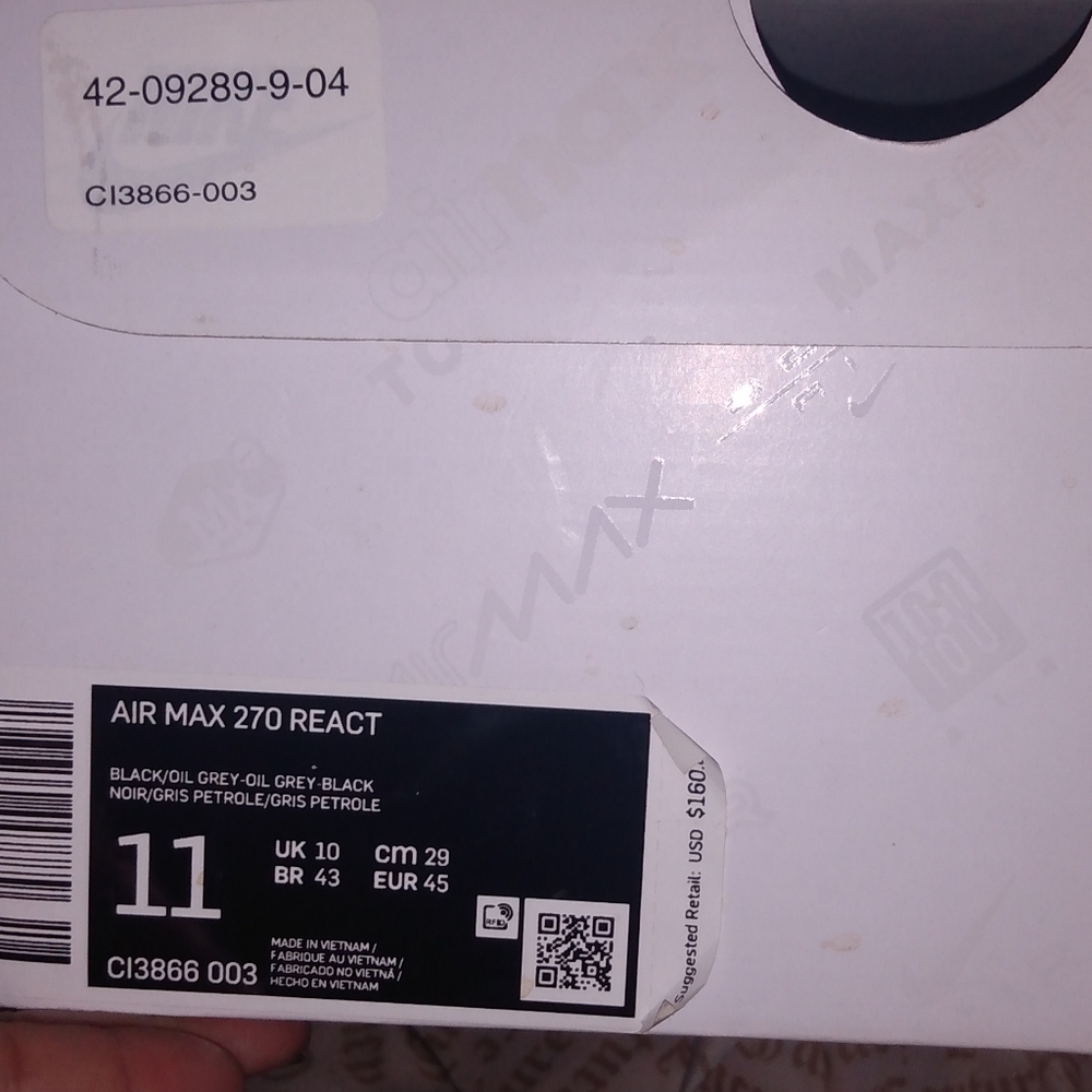 Nike air max size 11